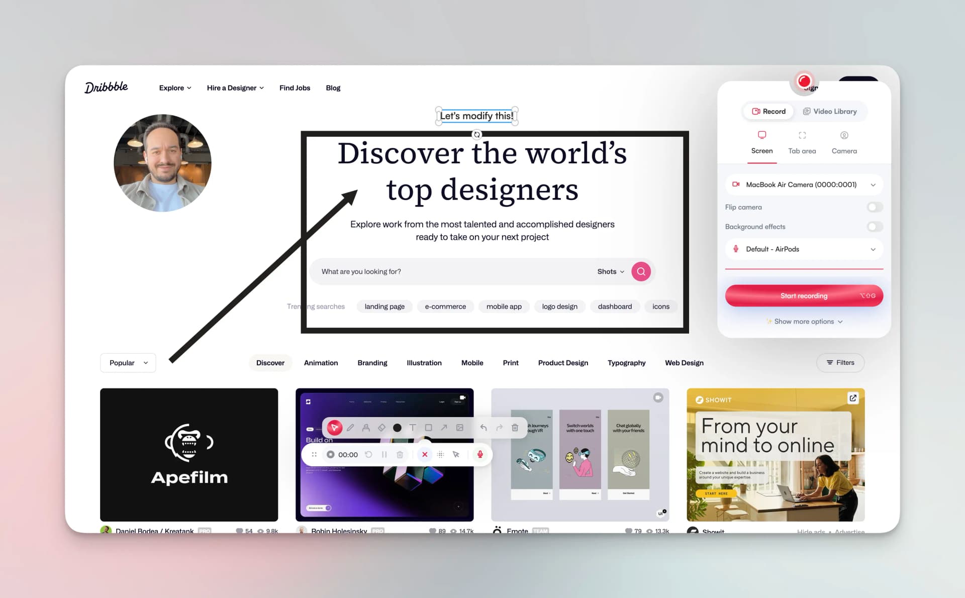 Annotation tools in action