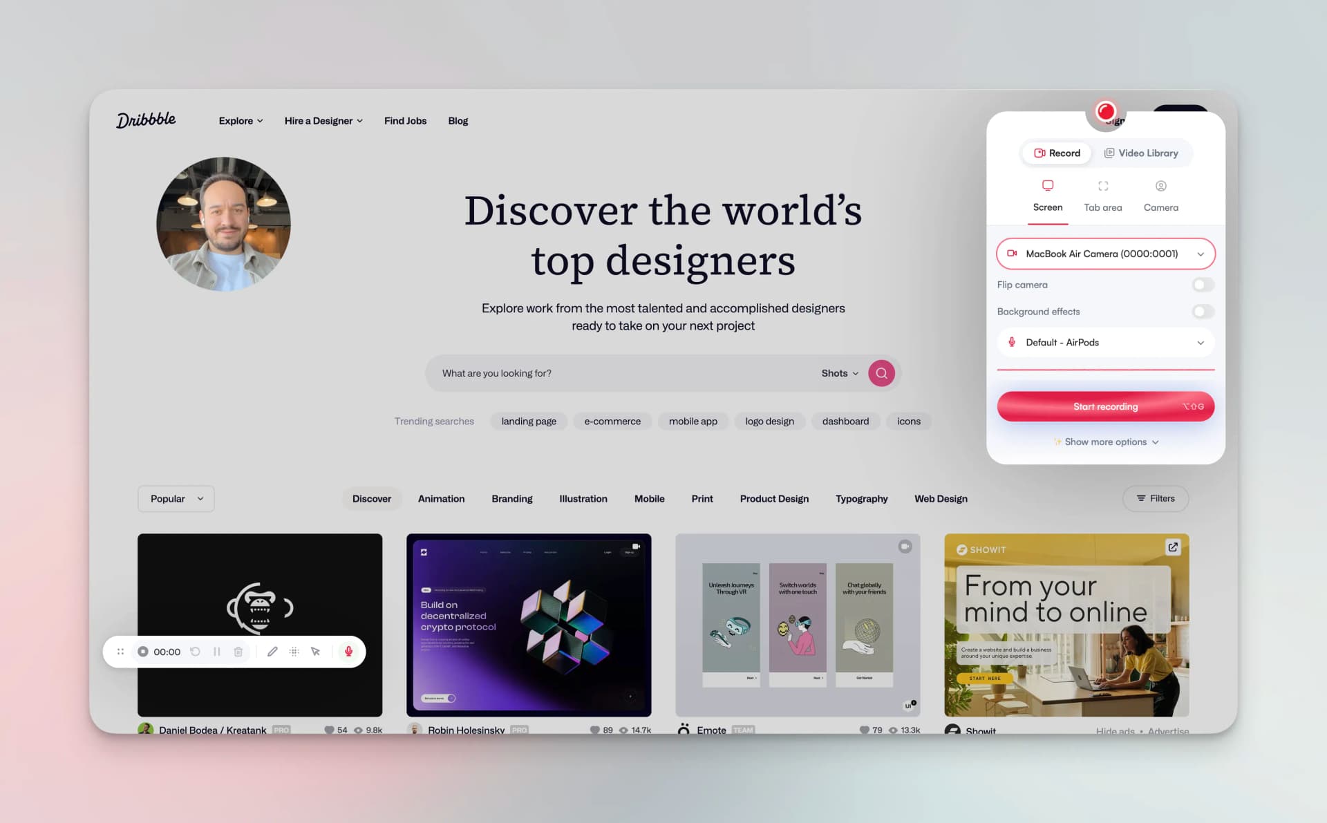 Screendesk Chrome Extension